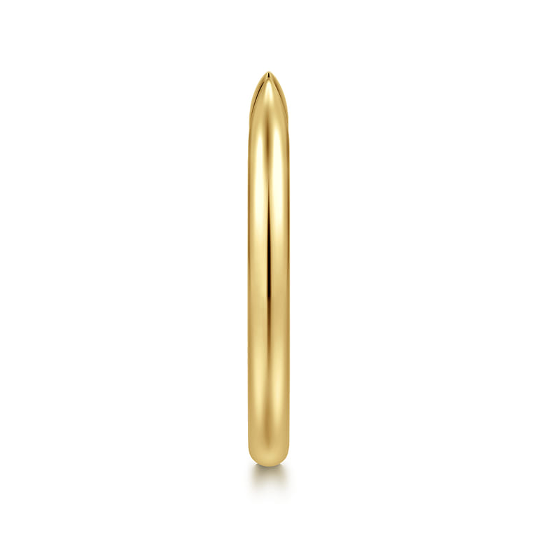 Open Ring Wedding Ring in 14k Yellow Gold with   at Gabriel & Co. - Shot 4