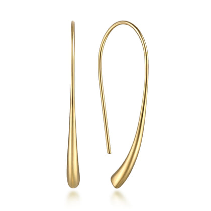 14K Yellow Gold Threader Earrings