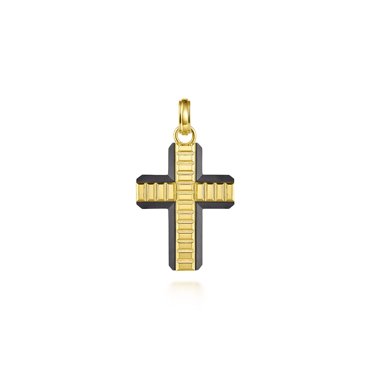 925 Sterling Silver and Black Spinel Cross Pendant @ $265. Shop