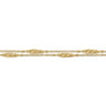 14K Yellow Gold Twisted Chain Bracelet