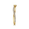 Fancy Wedding Ring in 14k Yellow Gold with Round Natural Diamond at Gabriel & Co.