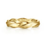 14K Yellow Gold Twisted Men's Ring