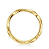14K Yellow Gold Twisted Men's Ring