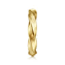 14K Yellow Gold Twisted Men's Ring