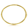 14K Yellow Gold Twisted Rope Bangle Bracelet