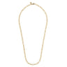 14K Yellow Gold Twisted Rope Chain Necklace