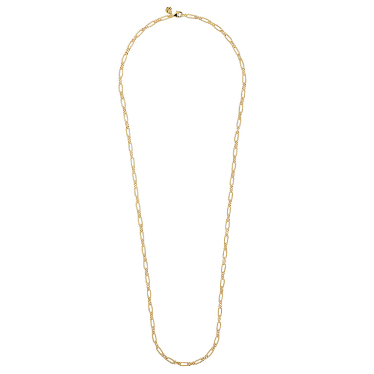 14K Yellow Gold Twisted Rope Chain Necklace - Shot 2