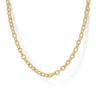 14K Yellow Gold Twisted Rope Link Chain Necklace