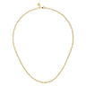 14K Yellow Gold Twisted Rope Link Chain Necklace