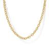 14K Yellow Gold Twisted Rope Link Chain Necklace