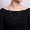 14K Yellow Gold Twisted Rope Link Chain Necklace