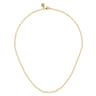 14K Yellow Gold Twisted Rope Link Chain Necklace