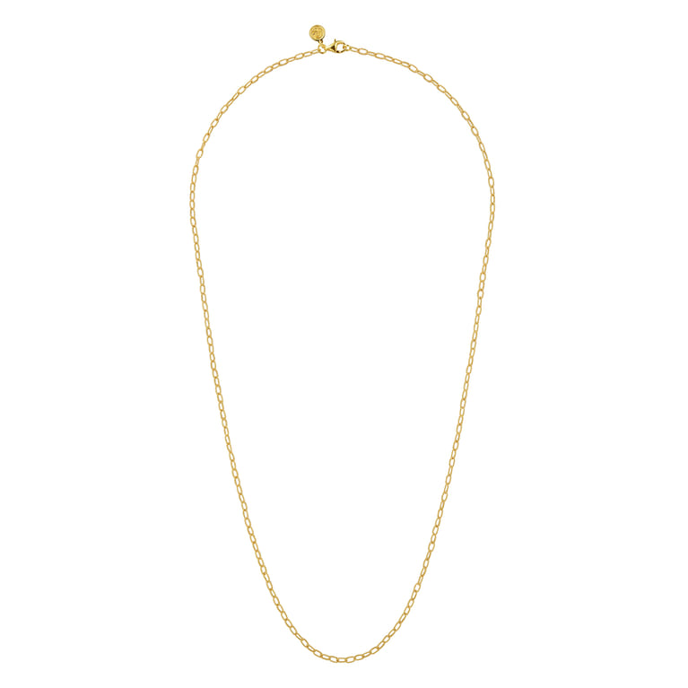 14K Yellow Gold Twisted Rope Link Chain Necklace - Shot 2