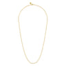 14K Yellow Gold Twisted Rope Link Chain Necklace