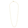 14K Yellow Gold Twisted Rope Link Chain Necklace