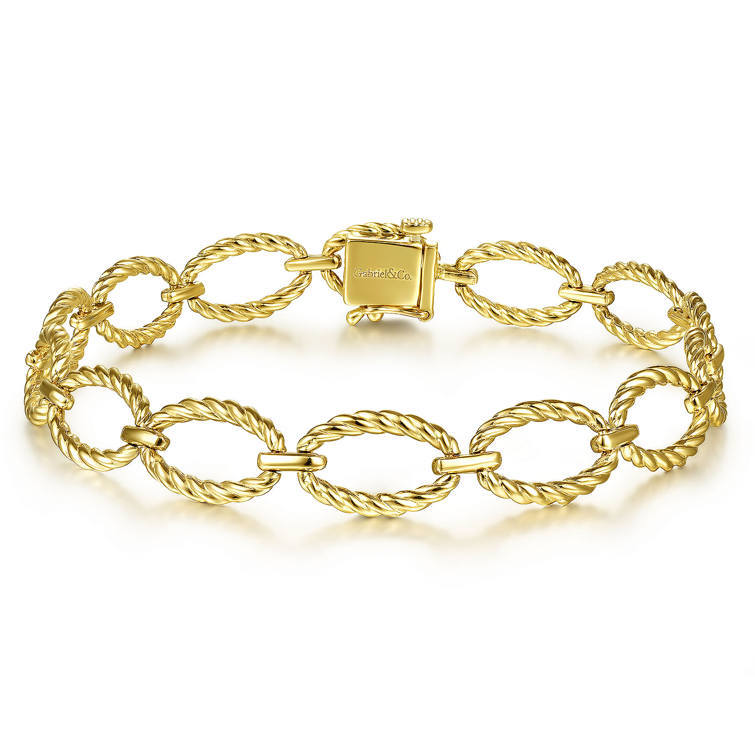 14K-Yellow-Gold-Twisted-Rope-Oval-Link-Bracelet1