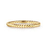 Straight Wedding Ring in 14k Yellow Gold with   at Gabriel & Co.