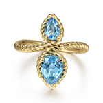 14K-Yellow-Gold-Twisted-Rope-Two-Stone-Ring1