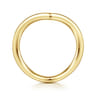 14K Yellow Gold V Matching Wedding Band