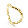 14K Yellow Gold V Matching Wedding Band