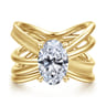 14K Yellow Gold V Matching Wedding Band