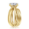 14K Yellow Gold V Matching Wedding Band