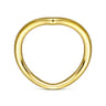 14K Yellow Gold V Matching Wedding Band