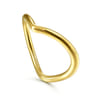 14K Yellow Gold V Matching Wedding Band