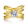 14K Yellow Gold V Matching Wedding Band