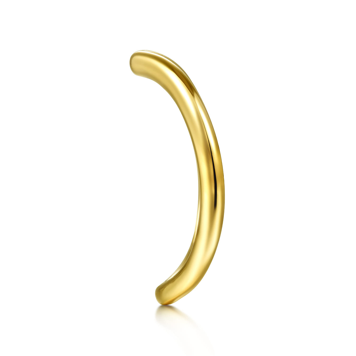 14K Yellow Gold V Matching Wedding Band - Shot 5