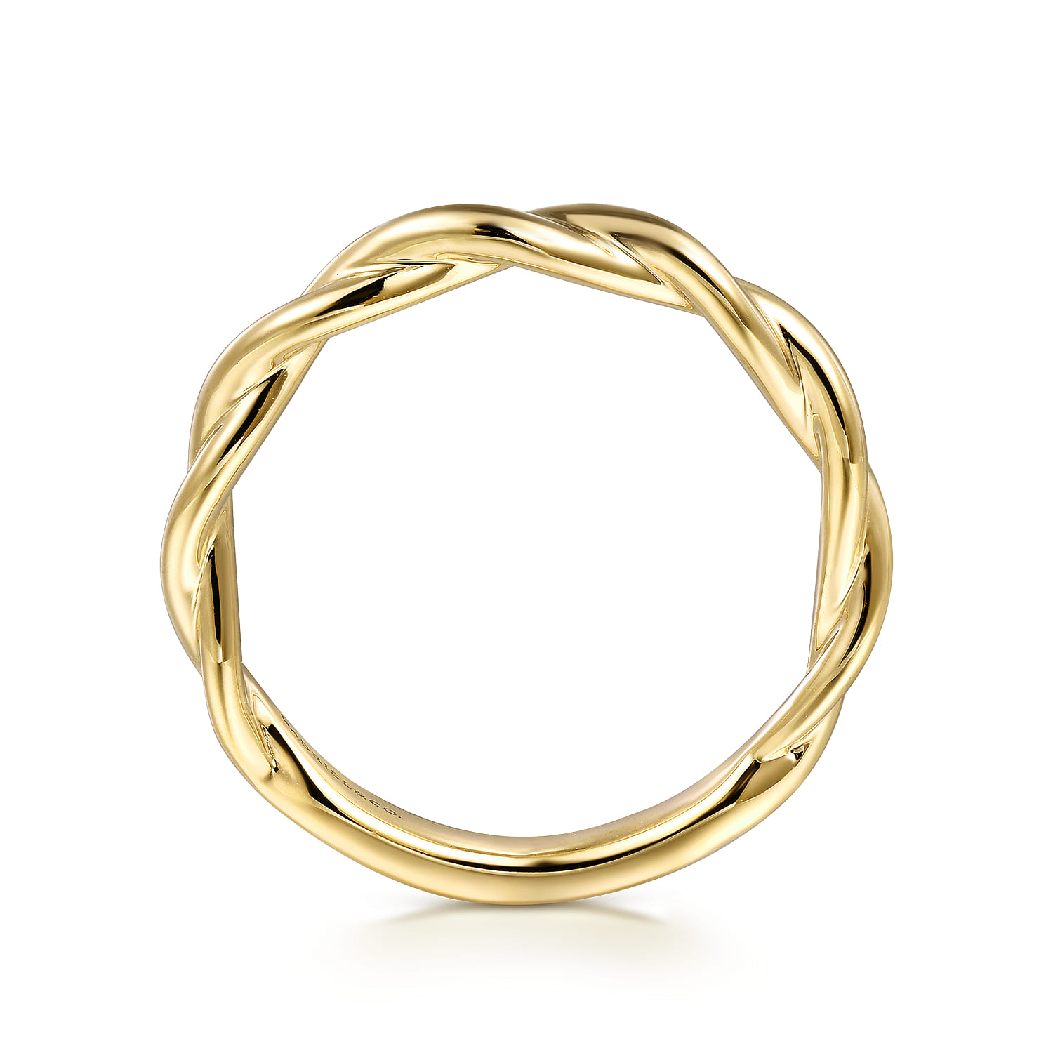 14K Yellow Gold Wedding Band - Shot 2