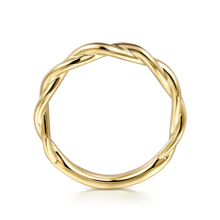 14K Yellow Gold Wedding Band - Shot 2