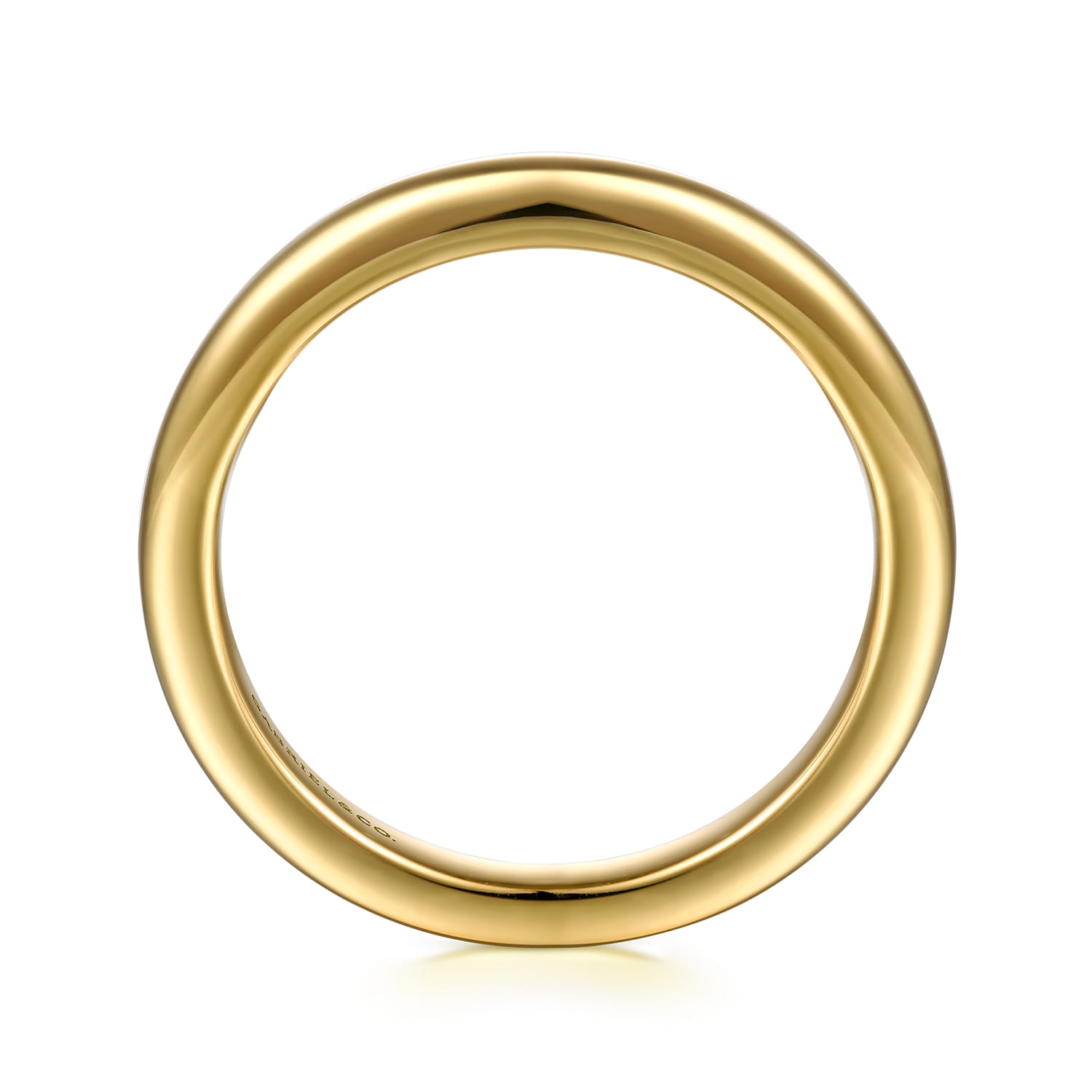 14K Yellow Gold Wedding Band - Shot 2