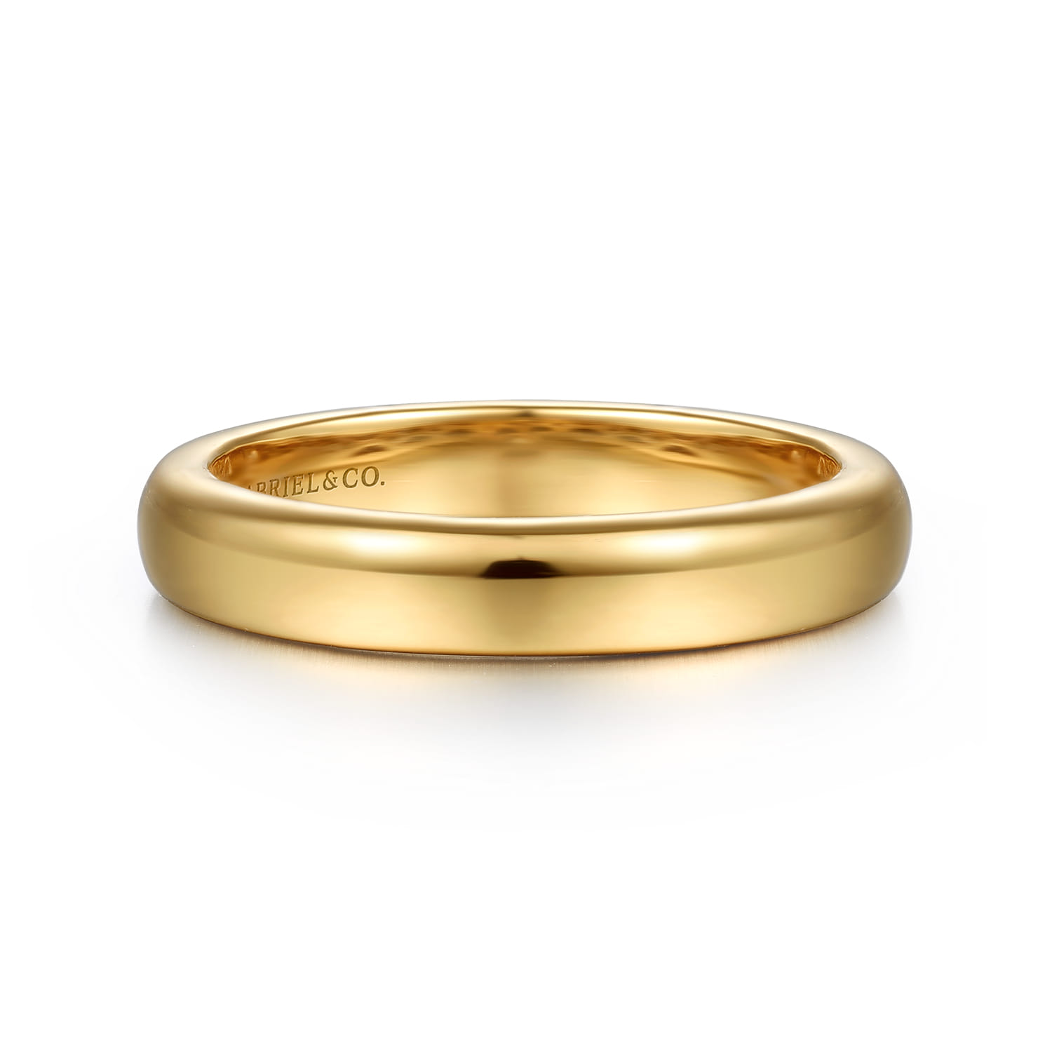 14K Yellow Gold Wedding Band - Shot 1