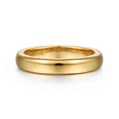 14K Yellow Gold Wedding Band