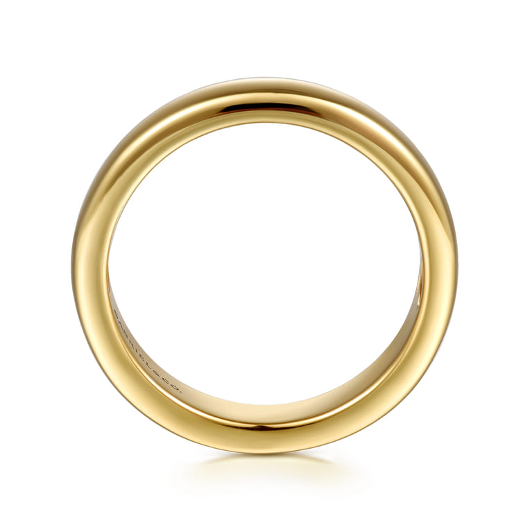 14K Yellow Gold Wedding Band - Shot 2