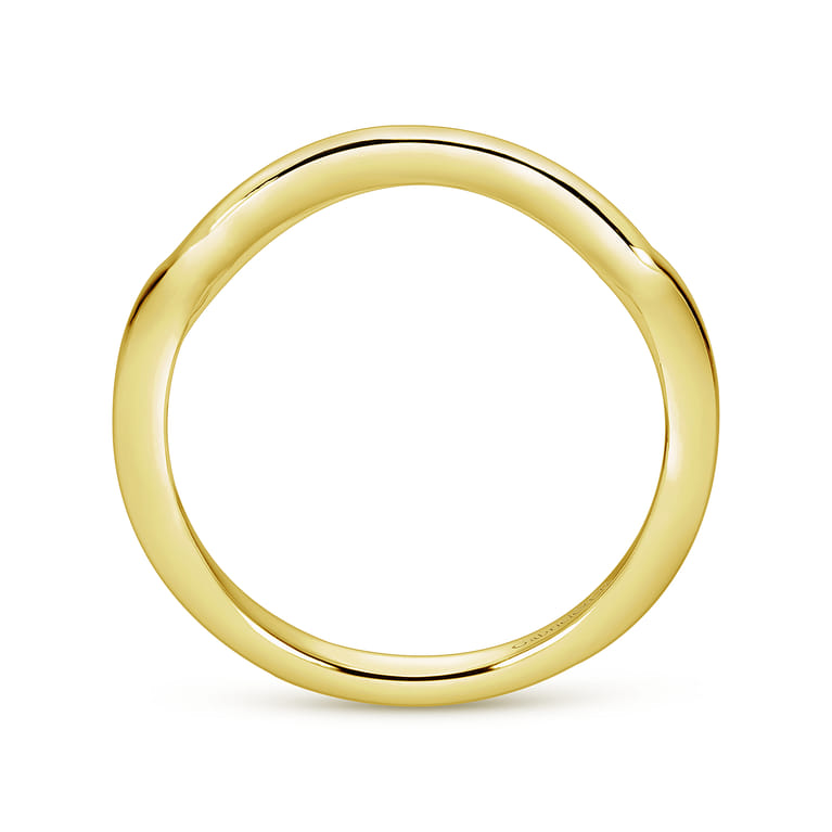 14K Yellow Gold Wedding Band - Shot 2