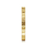 14K Yellow Gold X Pattern Stackable Ring