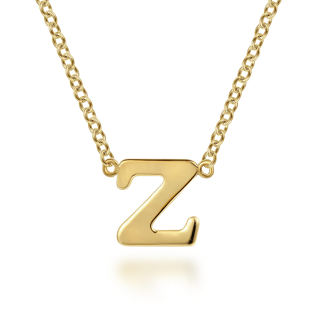 14k Yellow Gold Initial Contemporary SKU: NK6928Z-Y4JJJ