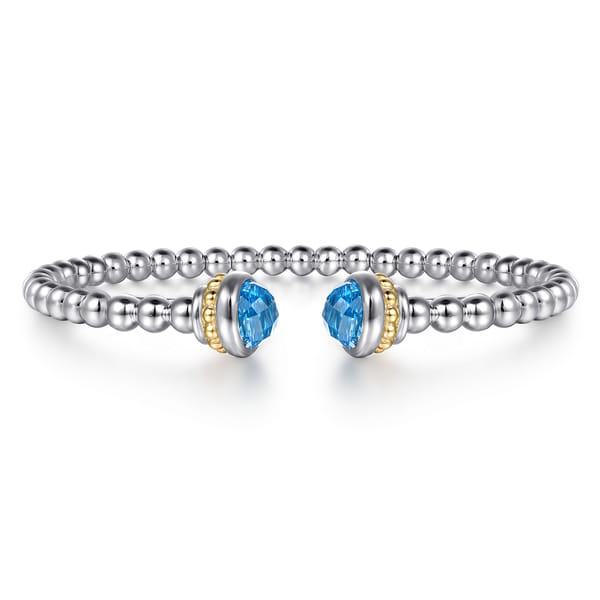 Blue Topaz Bangle Bracelet