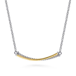 14K-Yellow-Gold-and-925-Sterling-Silver-Bujukan-Criss-Cross-Bar-Necklace1