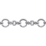 14K Yellow Gold and 925 Sterling Silver Bujukan Hollow Tube Link Chain Bracelet