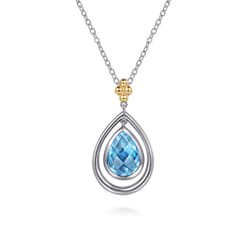14K-Yellow-Gold-and-925-Sterling-Silver-Bujukan-Pear-Blue-Topaz-Pendant-Necklace1