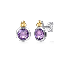 14K-Yellow-Gold-and-925-Sterling-Silver-Bujukan-Round-Amethyst-Stud-Earrings1