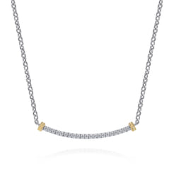 14K-Yellow-Gold-and-925-Sterling-Silver-Bujukan-White-Sapphire-Bar-Necklace1
