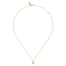 14K Yellow Plain Gold Bujukan Pendant Necklace