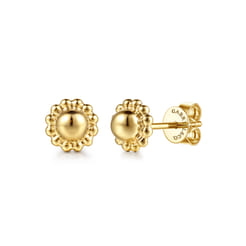 14K-Yellow-Plain-Gold-Bujukan-Stud-Earrings1