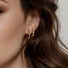 14K Yellow Plain Gold Bujukan Stuggies Earrings