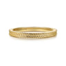 14K Yellow Plain Gold Stackable Ring