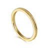 14K Yellow Plain Gold Stackable Ring